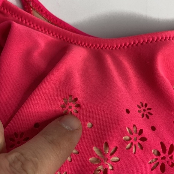 Victoria’s Secret PINK hot pink bikini top size medium - Picture 2 of 9